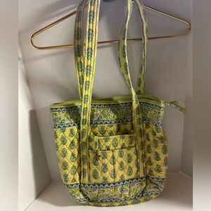 Vera Bradley ‘Citrus Elephant’ Quilted Paisley Tote Bag Purse